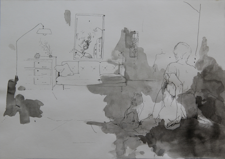 Mix media 
size: 42 x 29