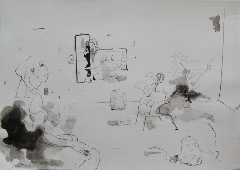 Mix media 
size: 42 x 29