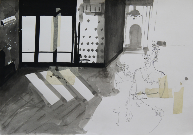 Mix media 
size: 42 x 29