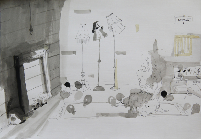 Mix media 
size: 42 x 29