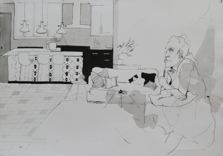 Mix media 
size: 42 x 29