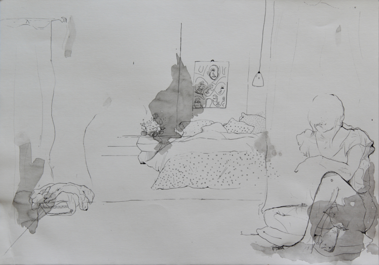 Mix media 
size: 42 x 29