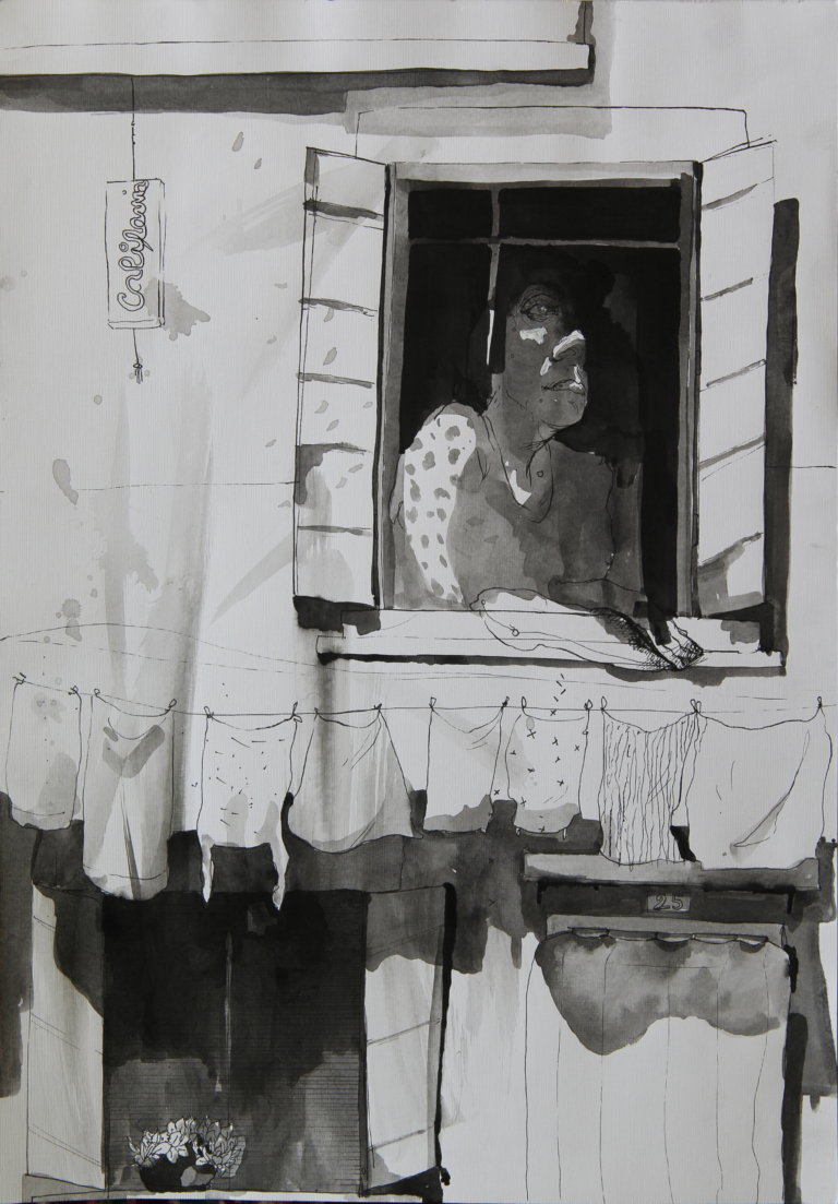 Mix media 
size: 42 x 29