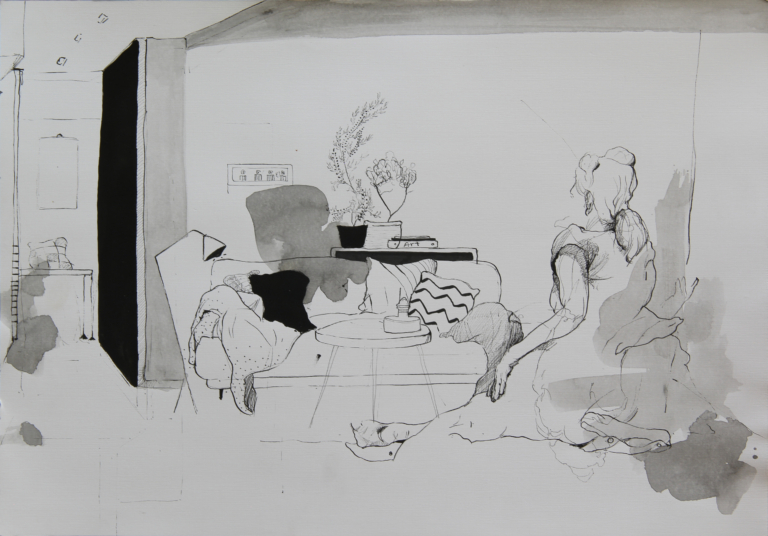 Mix media 
size: 42 x 29