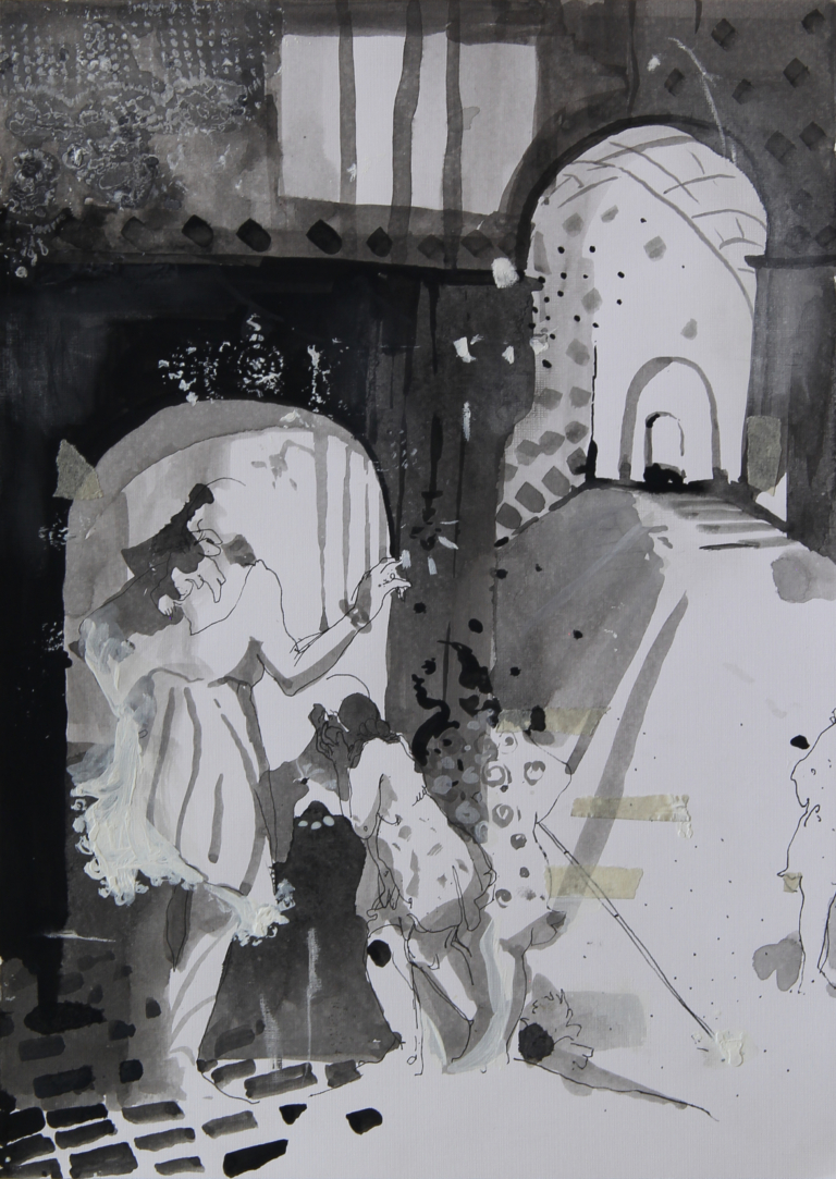 Mix media
 size: 29x21