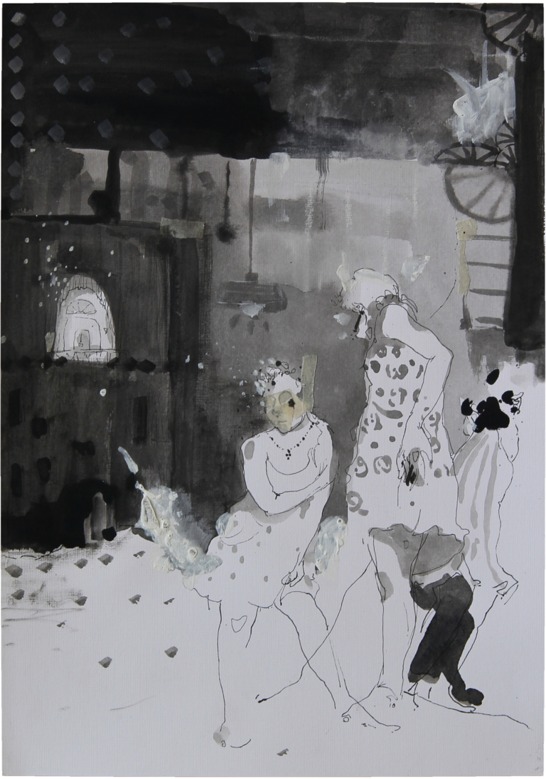 Mix media
 size: 29x21